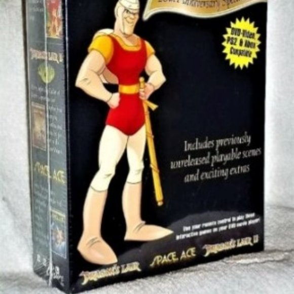 Amazon.com: Dragon Dragon\'s Lair 20th Anniversary Special Edition DVD Games ~ PS2 & Xbox Compatible